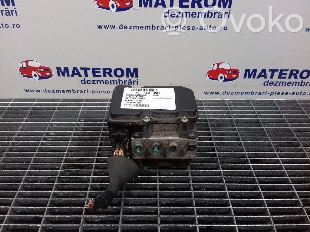 Renault Clio III Bomba de ABS 