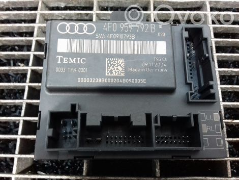 Audi A6 S6 C6 4F Unité de commande module de porte 