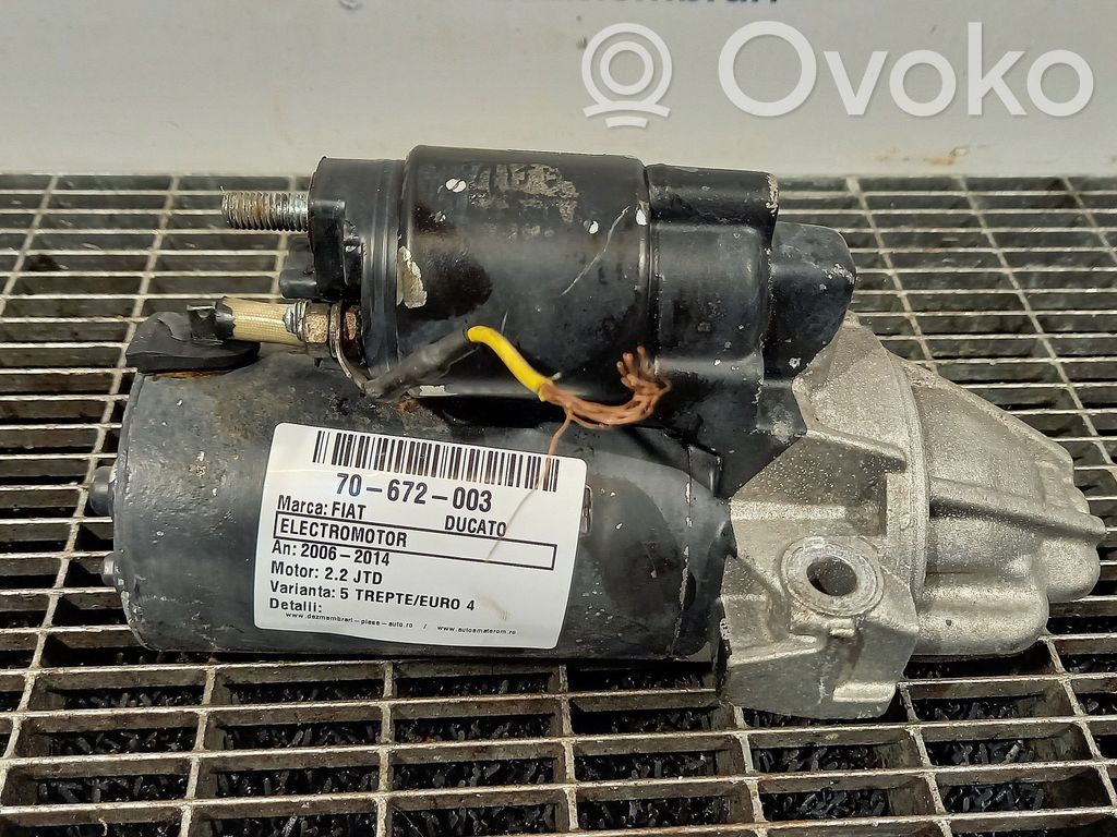 Fiat Ducato Motor de arranque 