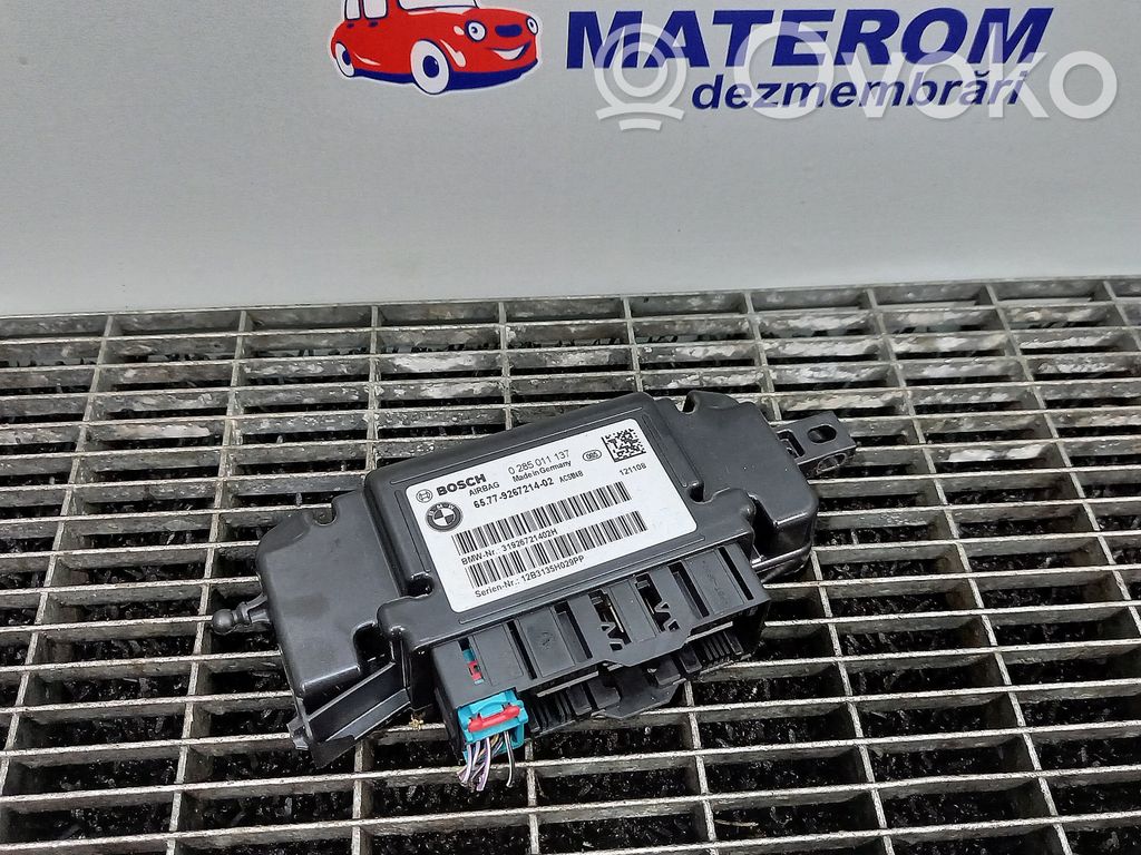 BMW 3 F30 F35 F31 Unitate/modul de comandă airbaguri 