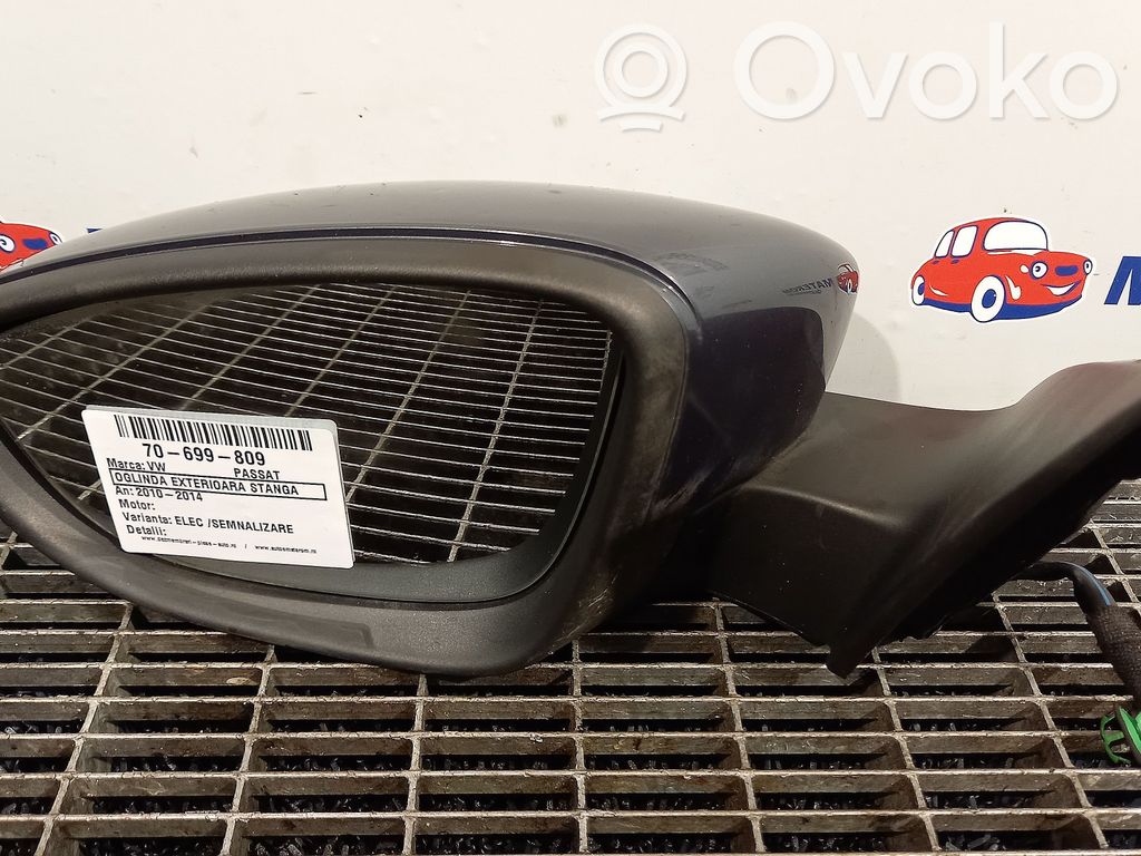 Volkswagen PASSAT B7 Specchietto retrovisore elettrico portiera anteriore