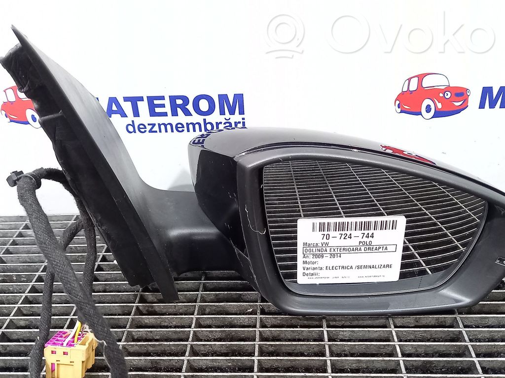 Volkswagen Polo V 6R Specchietto retrovisore elettrico portiera anteriore
