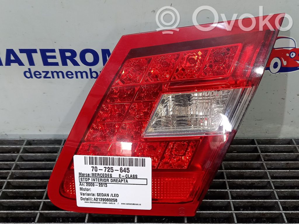 Mercedes-Benz E W212 Luci posteriori del portellone del bagagliaio