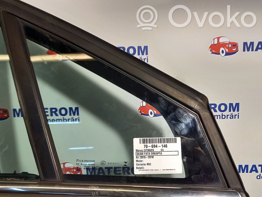 Citroen C4 Grand Picasso Luna de la puerta delantera cuatro puertas 
