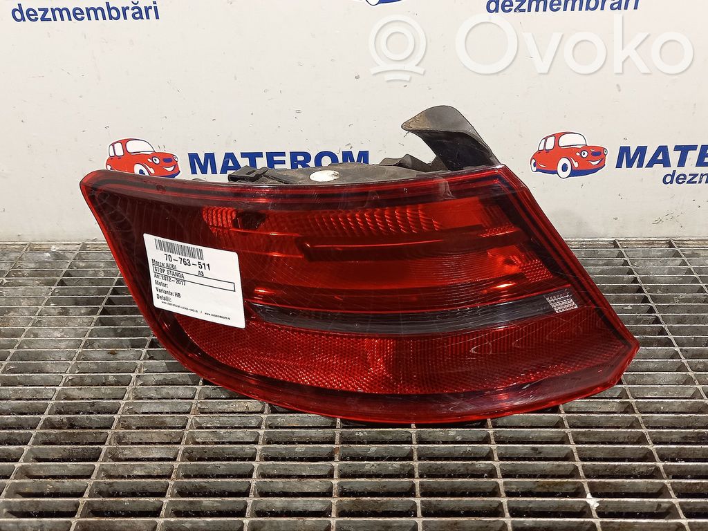 Audi A3 S3 8V Lampă spate în caroserie 