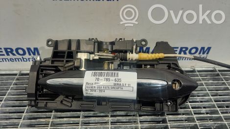 BMW 5 F10 F11 Klamka zewnętrzna drzwi przednich 
