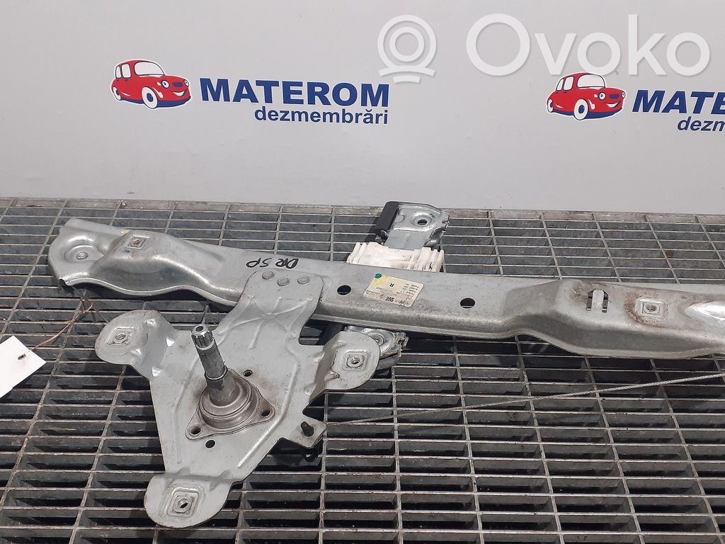 Opel Meriva B Regulador de puerta trasera con motor