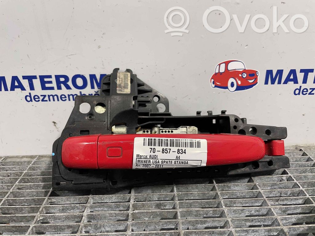 Audi A4 S4 B8 8K Manecilla externa puerta trasera 