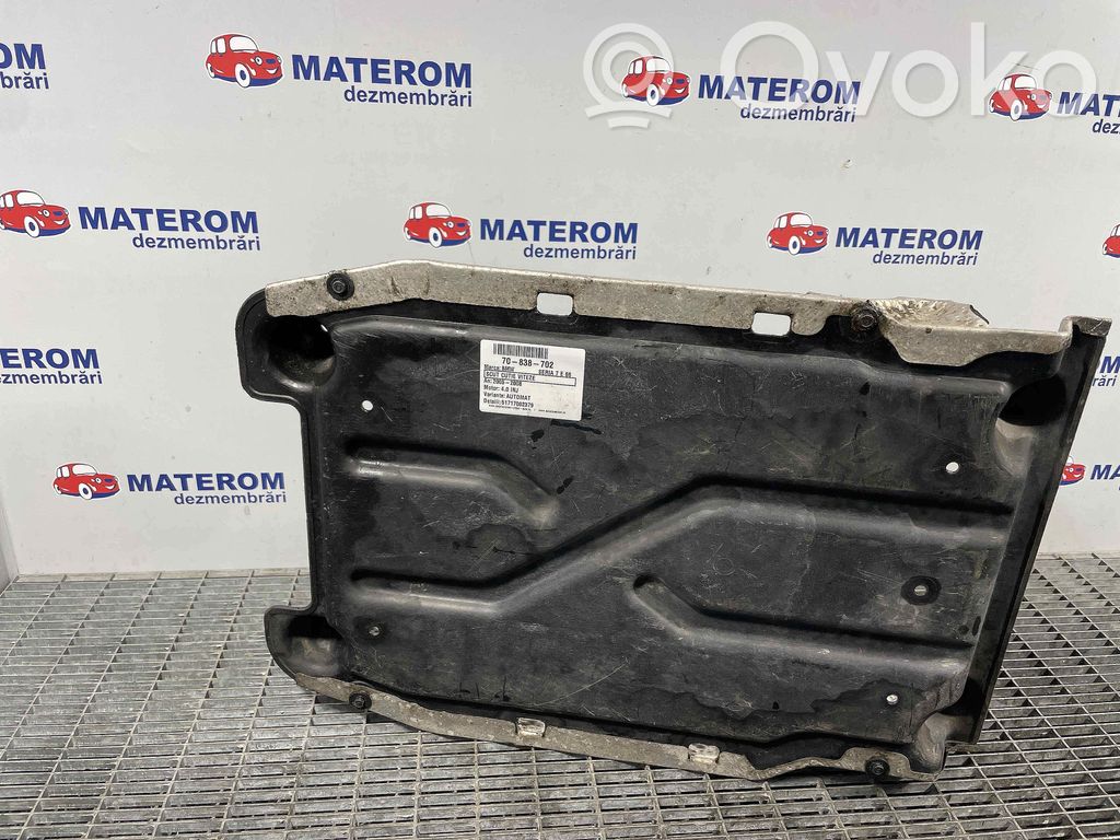 BMW 7 E65 E66 Placa protectora/protector antisalpicaduras motor 