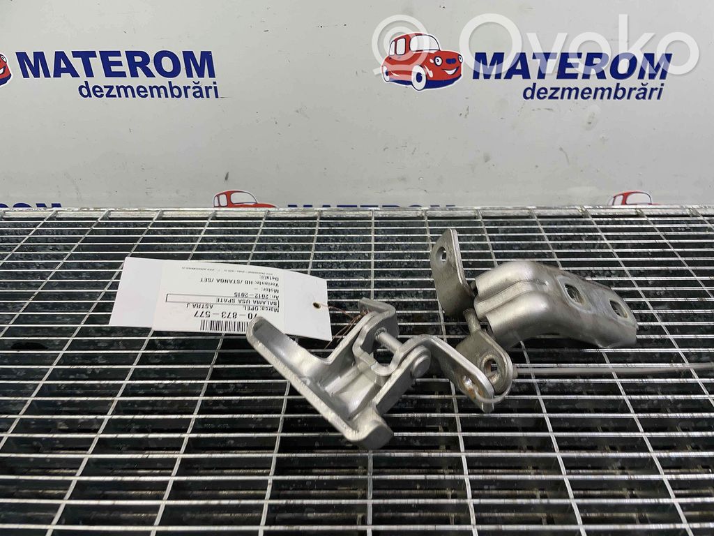 Opel Astra J Set di cerniere portiera posteriore 
