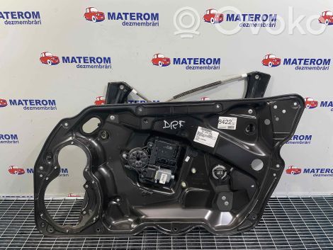 Volkswagen PASSAT B7 Front door window regulator with motor 