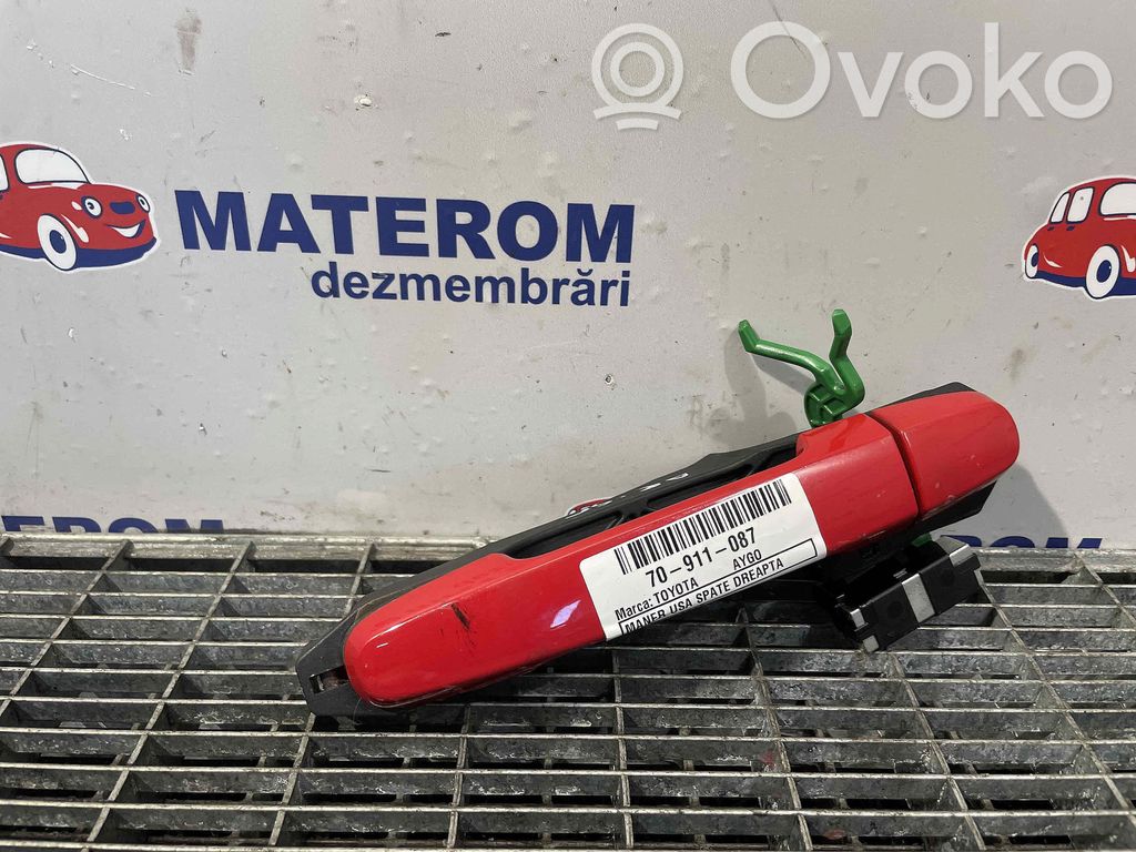 Toyota Aygo AB40 Manecilla externa puerta trasera 