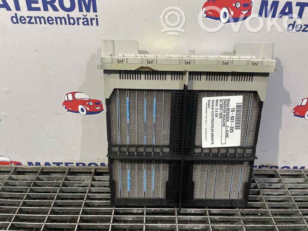 Mercedes-Benz E W212 Radiatore riscaldamento abitacolo