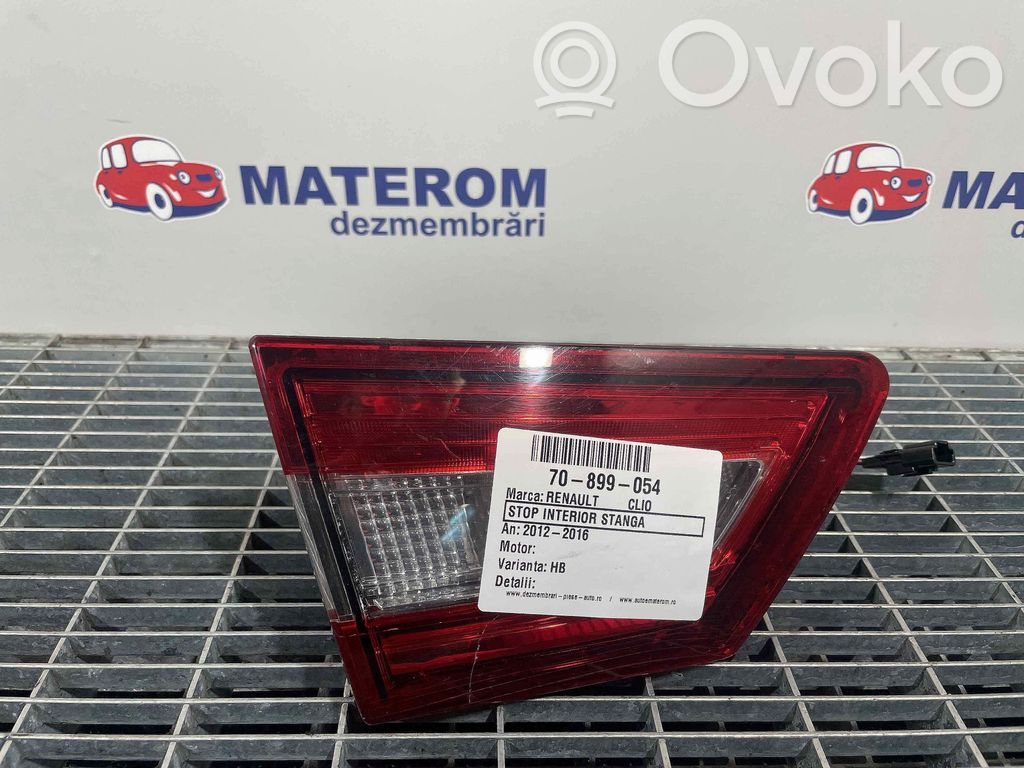 Renault Clio IV Luci posteriori del portellone del bagagliaio 