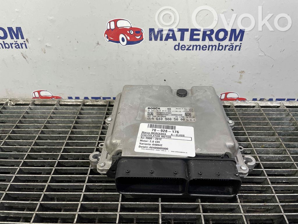 Mercedes-Benz A W169 Engine control unit/module 