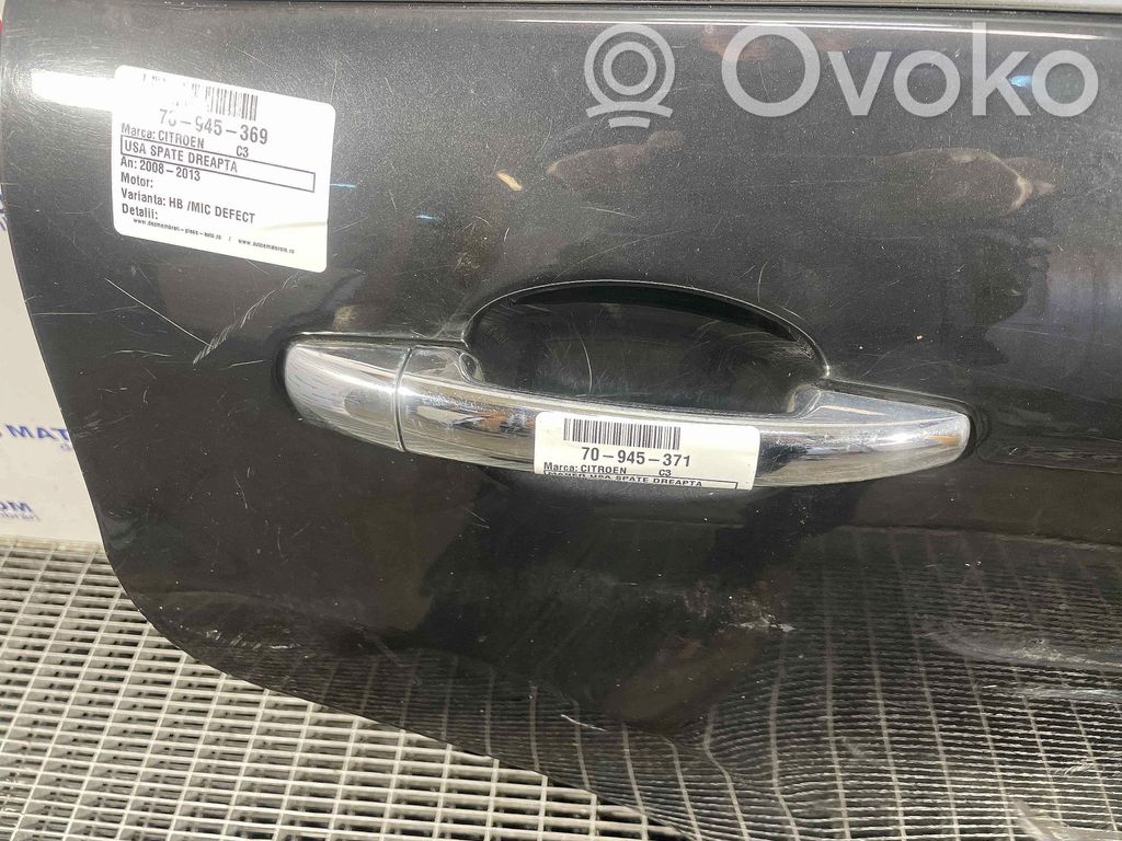Citroen C3 Manecilla externa puerta trasera 