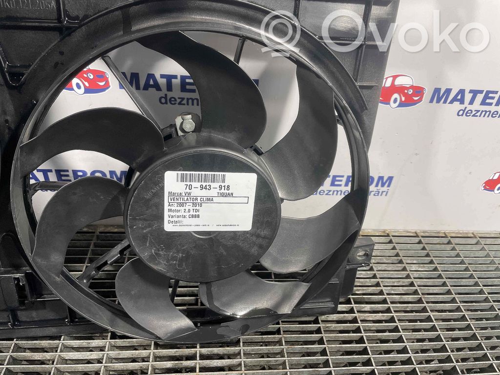 Volkswagen Tiguan Ventilator vâscocuplaj 