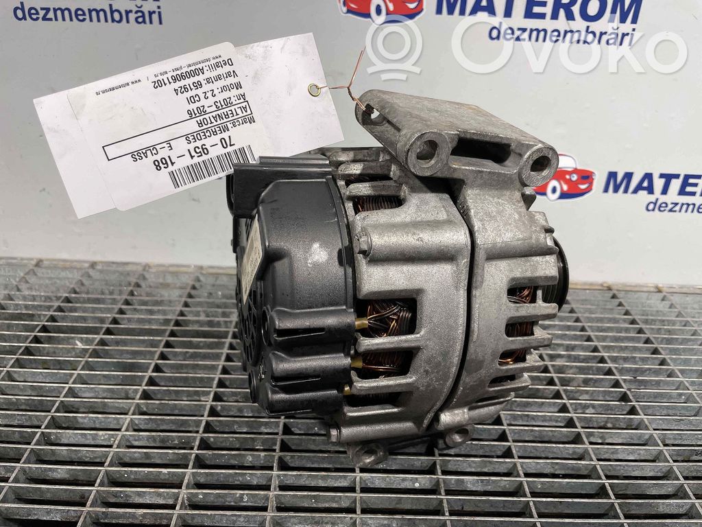 Mercedes-Benz E W212 Generatore/alternatore 