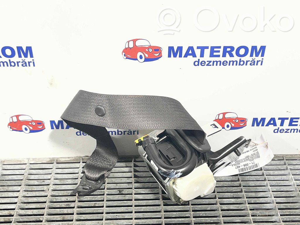 Opel Astra K Cinturón trasero 