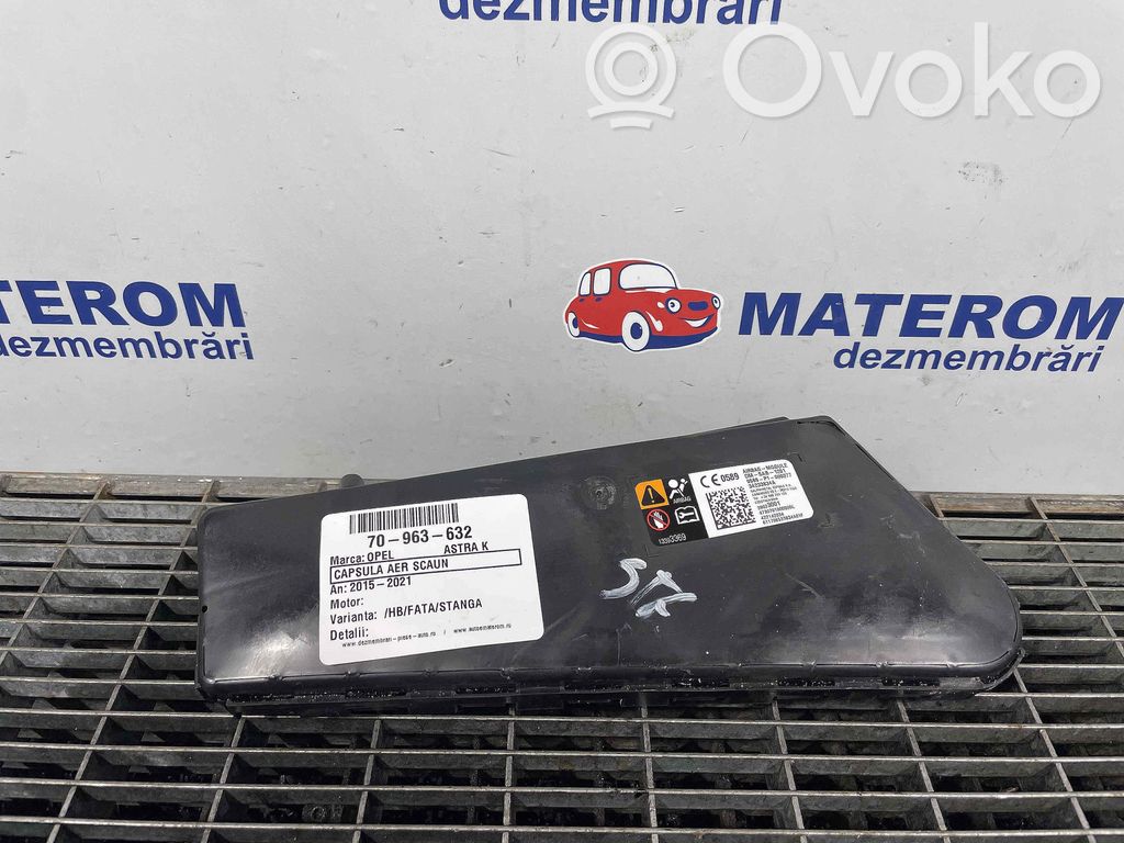 Opel Astra K Airbag sedile 