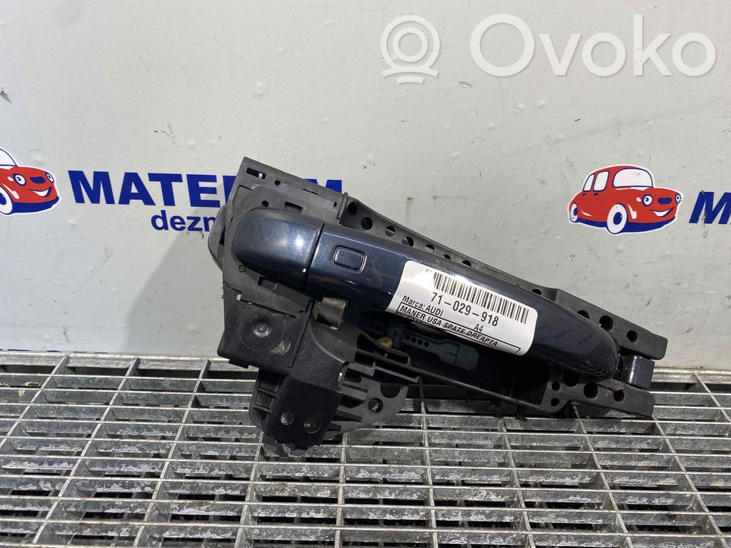Audi A4 S4 B8 8K Poignée extérieure de porte arrière