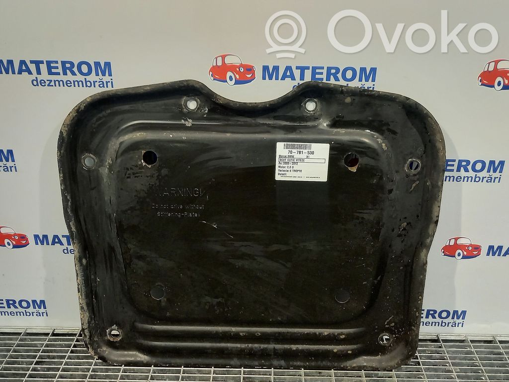 Engine splash shield/under tray