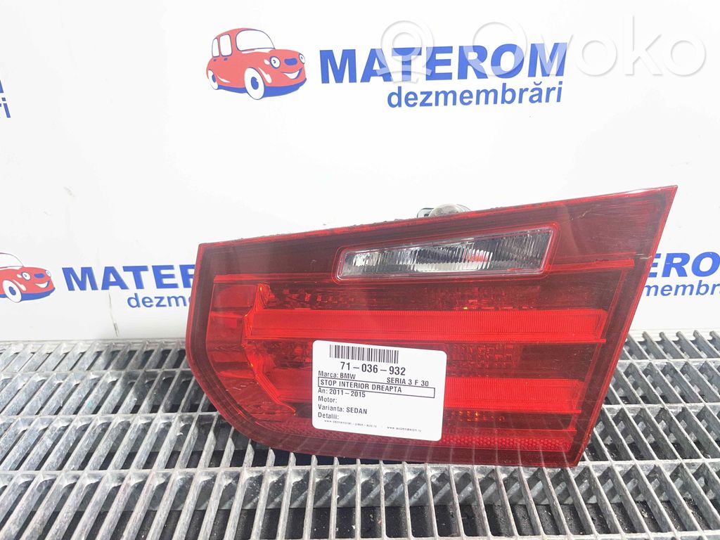 BMW 3 F30 F35 F31 Luz trasera/de freno 
