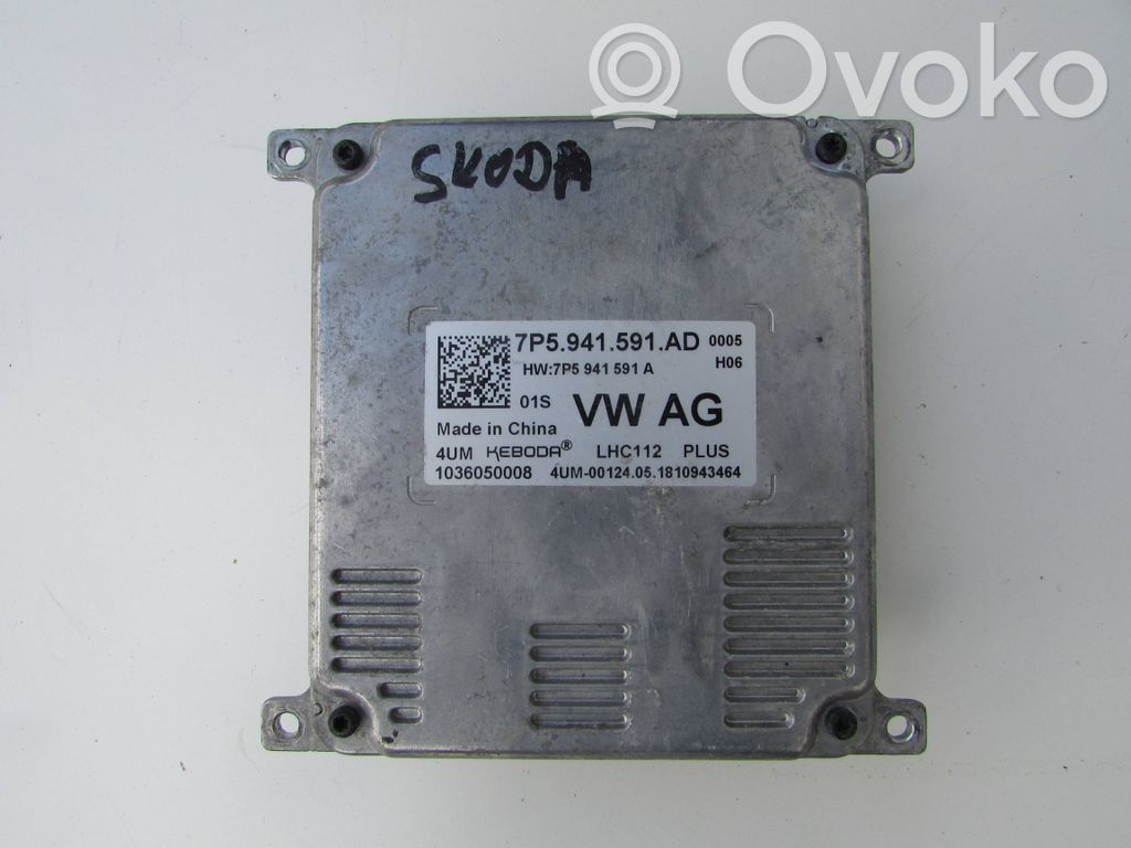 Skoda Octavia Mk3 (5E) Unité de commande / module Xénon 