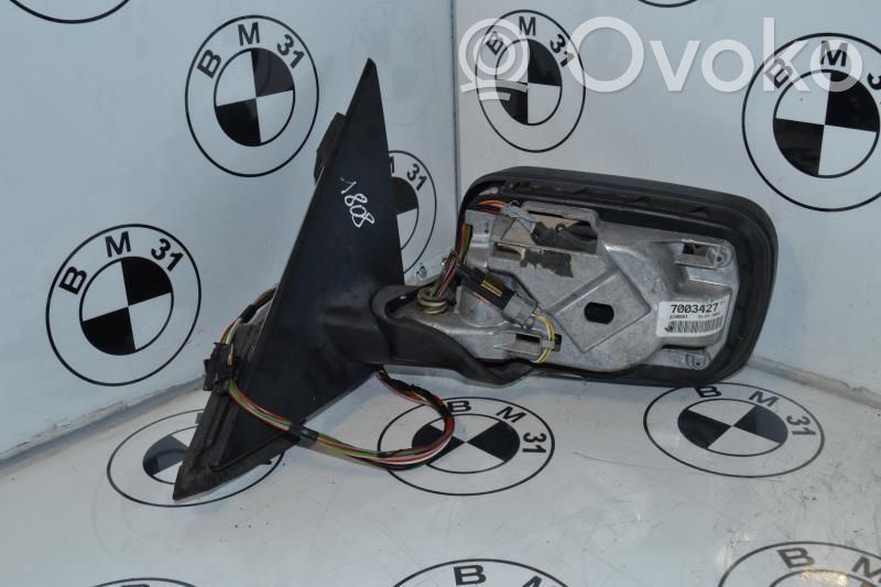 BMW 3 E46 Manualne lusterko boczne drzwi przednich 