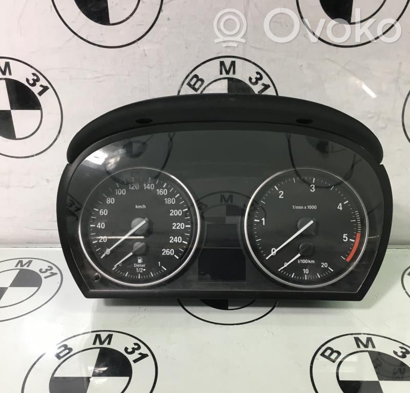 BMW 3 E90 E91 Geschwindigkeitsmesser Cockpit 