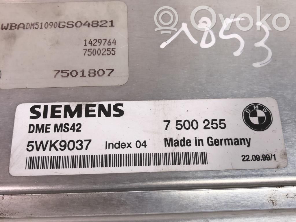 BMW 5 E39 Engine control unit/module 
