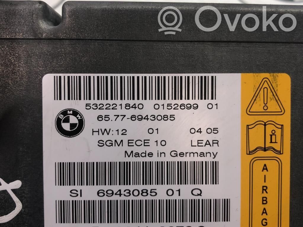 BMW 5 E60 E61 Airbag control unit/module 