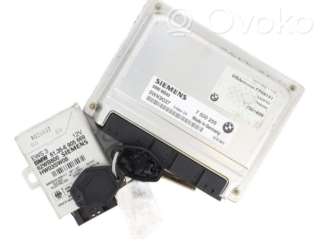 BMW 3 E46 Engine ECU kit and lock set 
