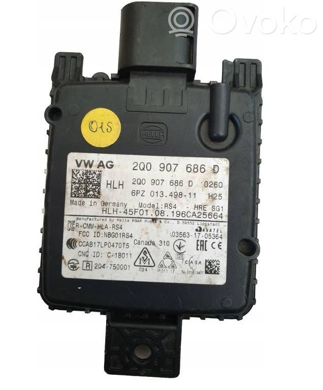 Volkswagen Golf VII Capteur radar de distance 