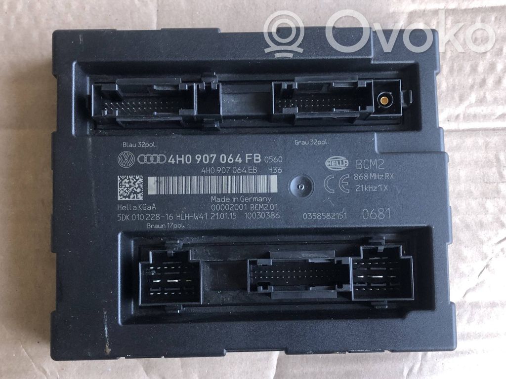 Audi A6 Allroad C7 Module confort 