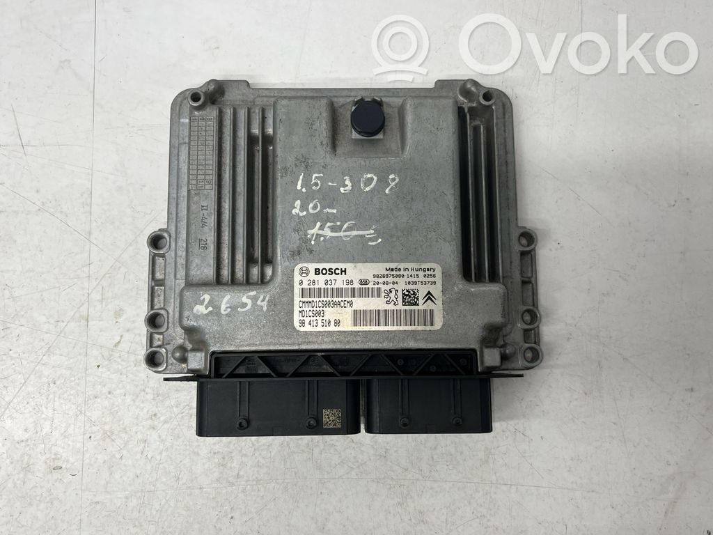 Peugeot 308 Engine control unit/module 