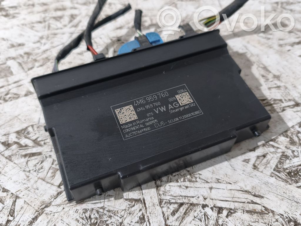 Audi A6 S6 C8 4K Module de commande de siège 