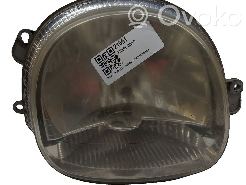 Renault 20 Lampa przednia 