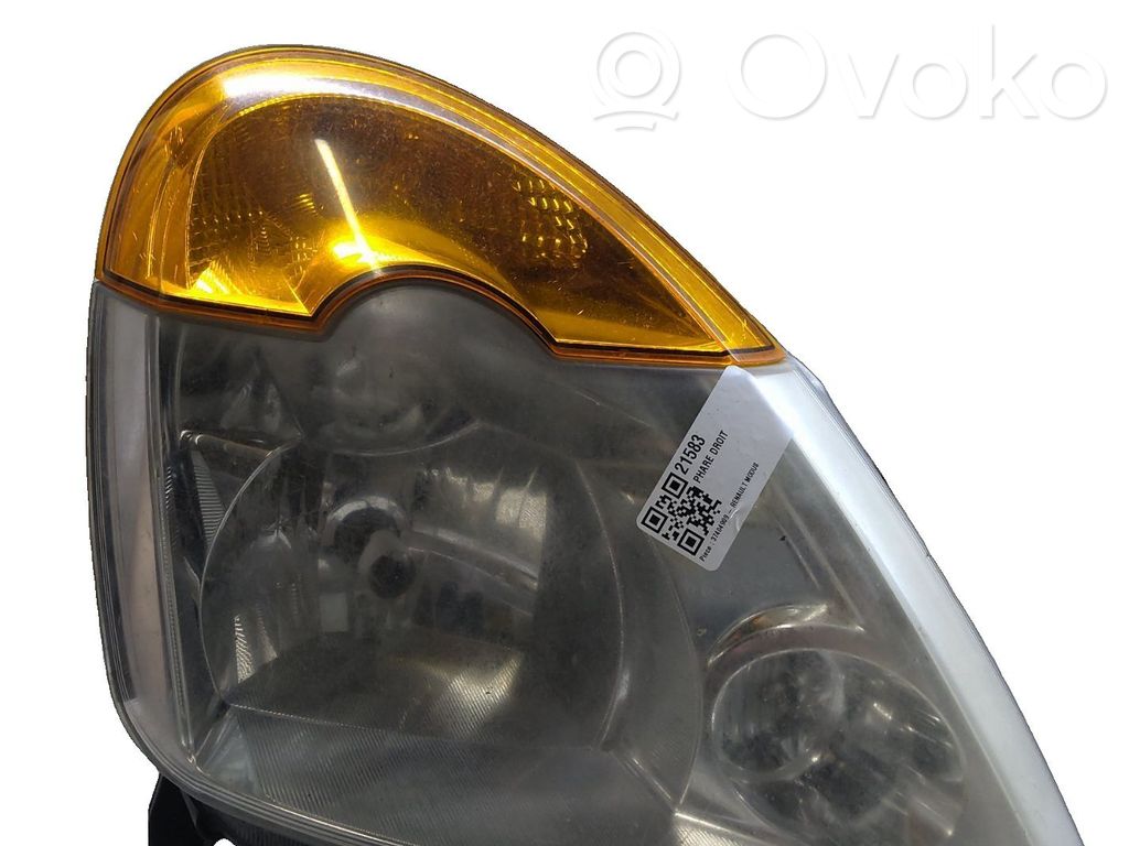 Renault Modus Priekšējais lukturis 
