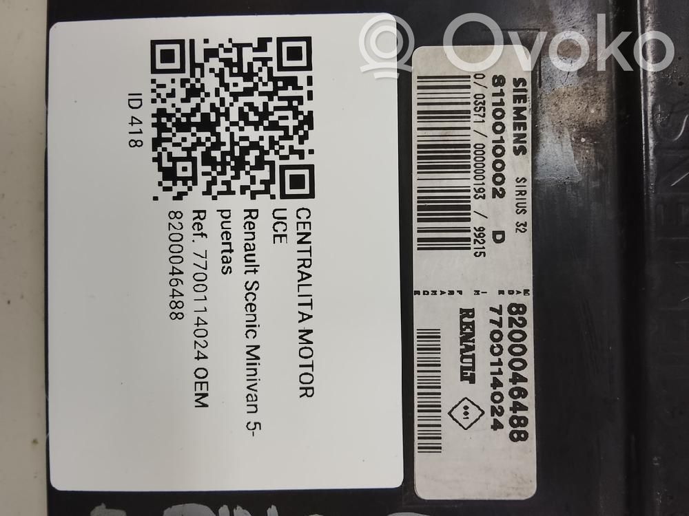 Renault Scenic I Engine control unit/module 
