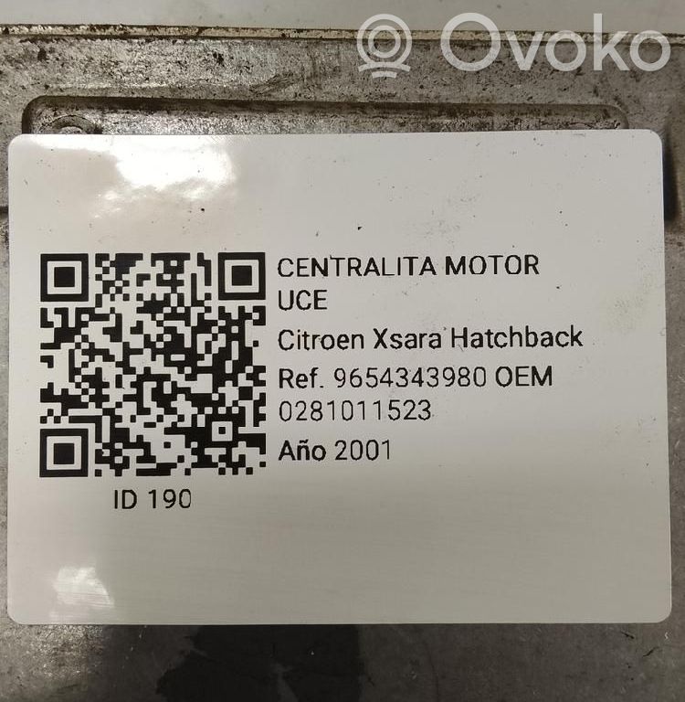 Citroen Xsara Engine control unit/module 