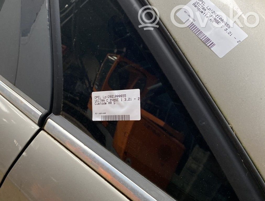 Opel Vectra C Rear side window 