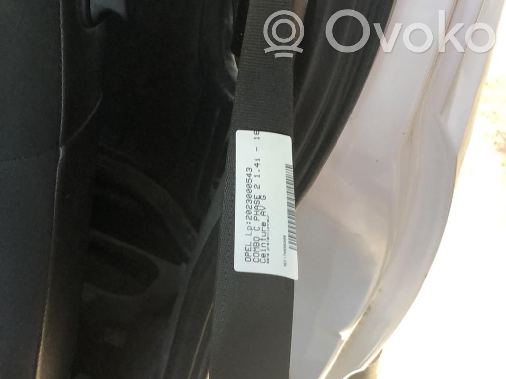Opel Combo C Cinturón delantero 