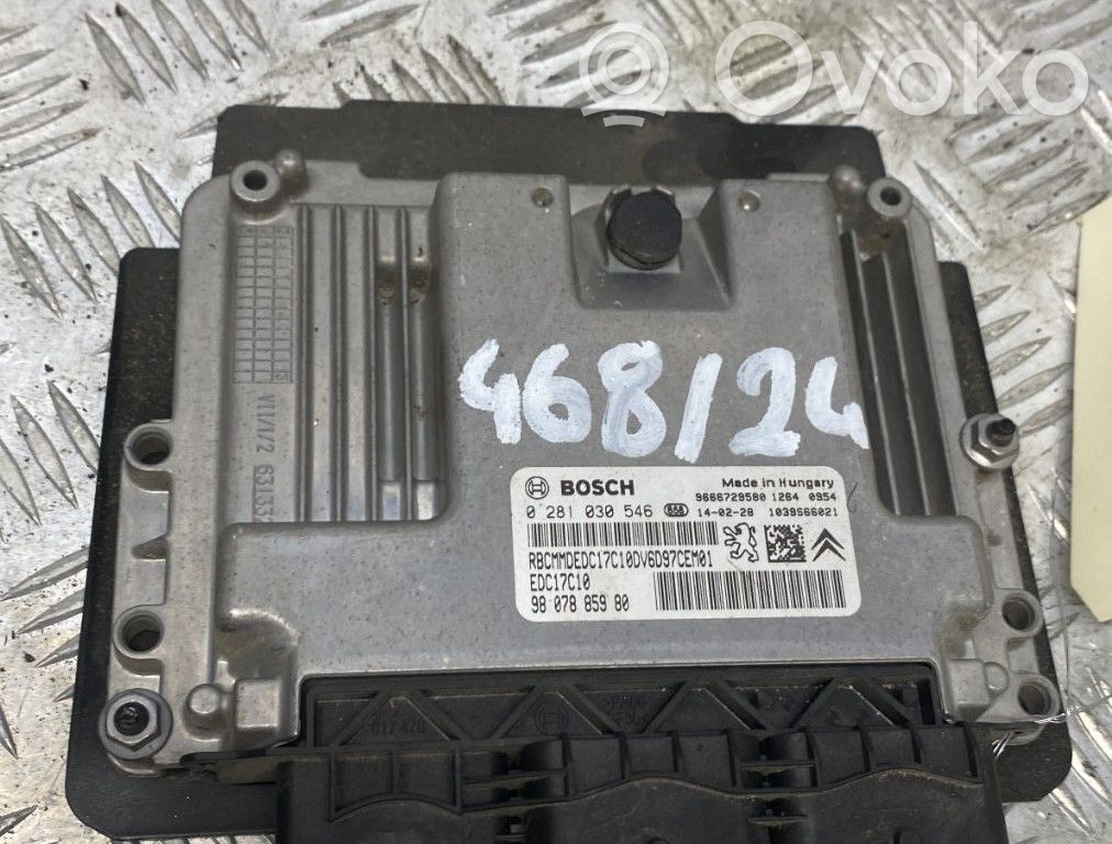 Peugeot 308 Engine control unit/module 