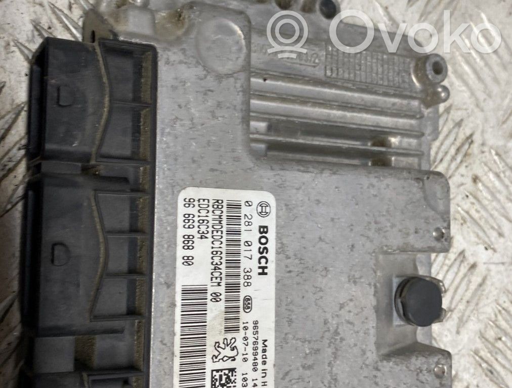Citroen C1 Engine control unit/module 