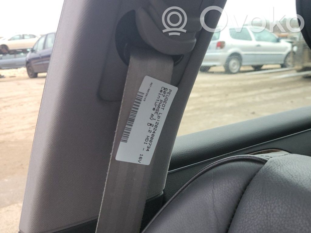 Peugeot 607 Cinturón delantero 