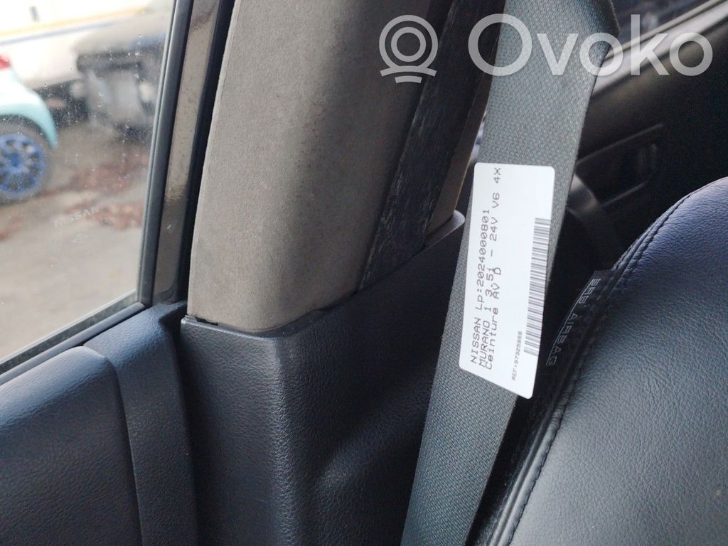 Nissan Murano Z50 Cinturón delantero 