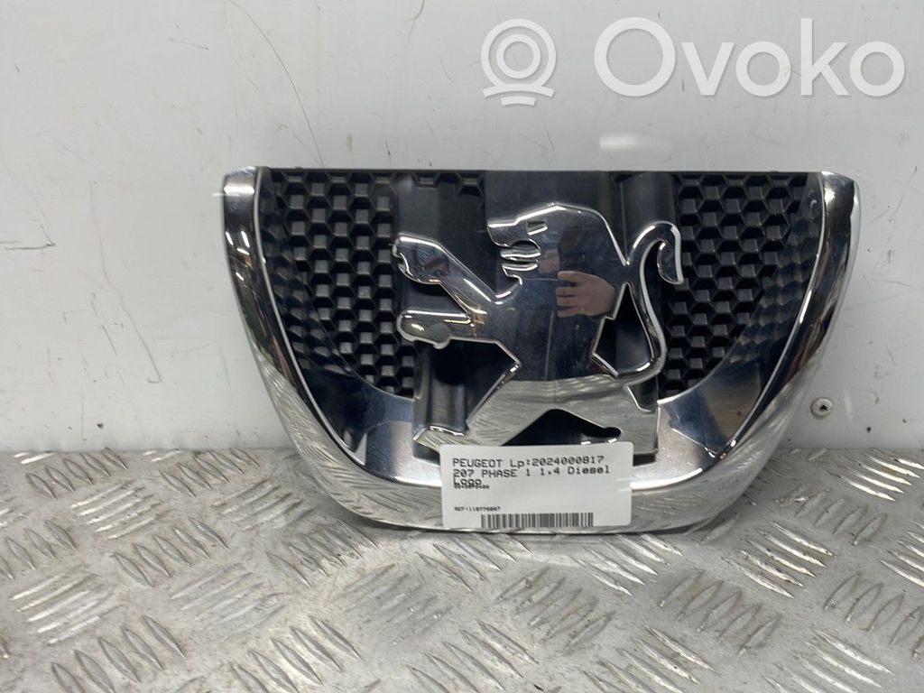 Peugeot 207 Logo/stemma case automobilistiche