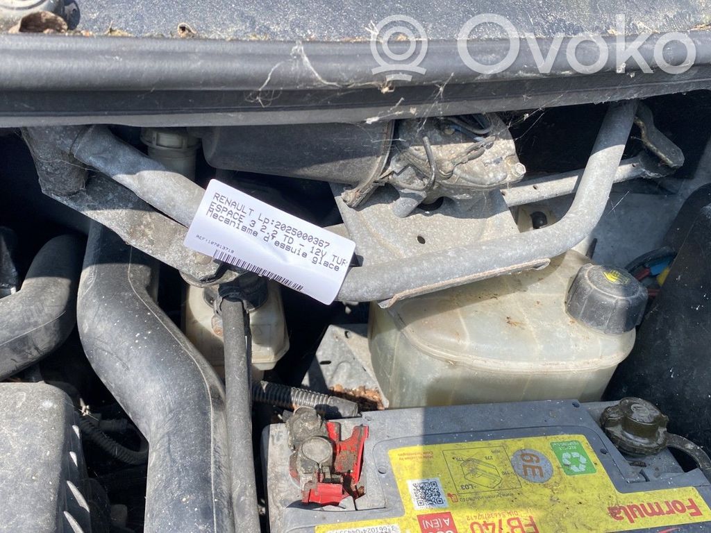 Renault Espace III Mechanizm i silniczek wycieraczek szyby przedniej / czołowej 