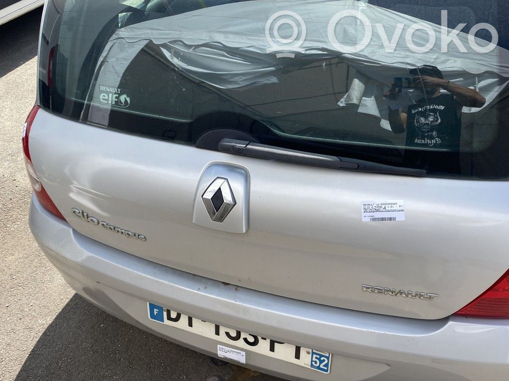 Renault Clio II Puerta del maletero/compartimento de carga 